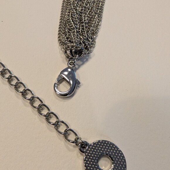 Chunky silver chain necklace - Picture 5 of 6
